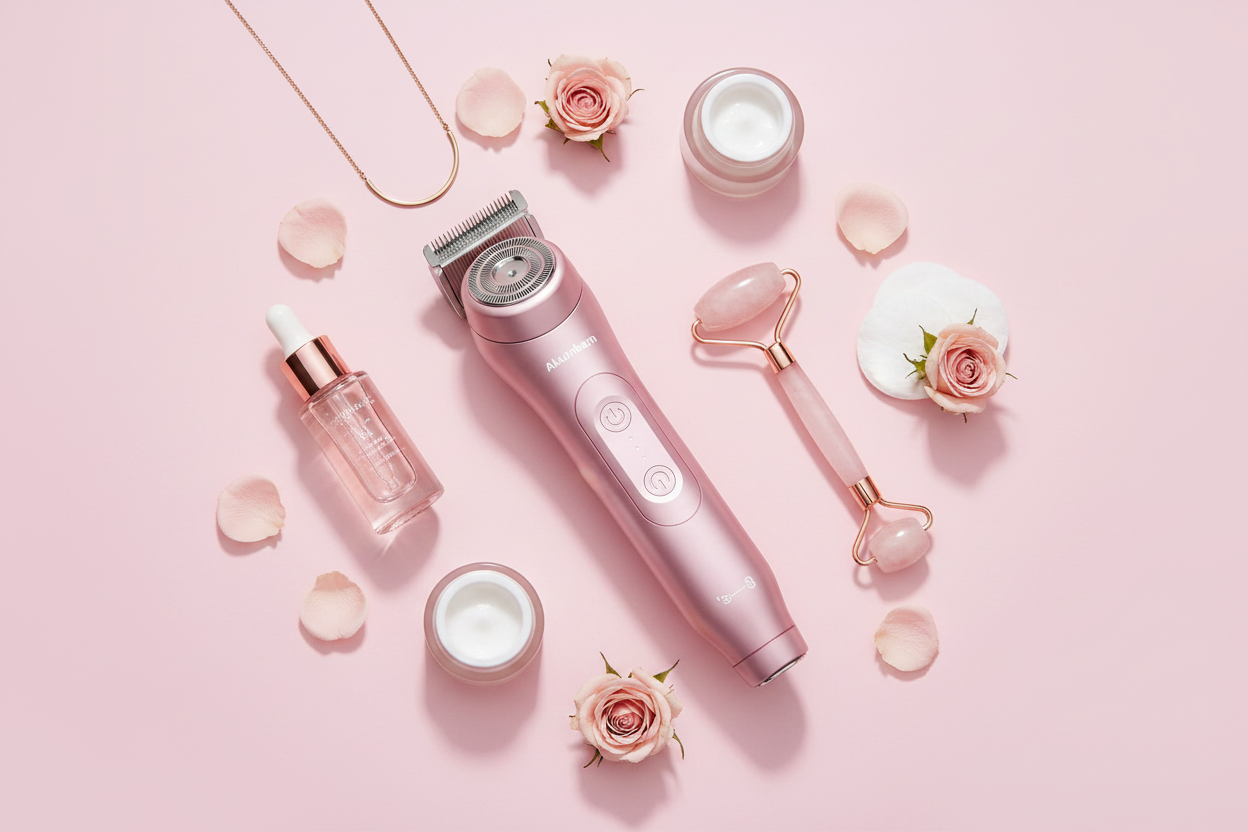 Bikini Trimmer Flat Lay